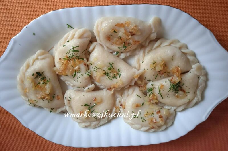 Pierogi ruskie z boczkiem