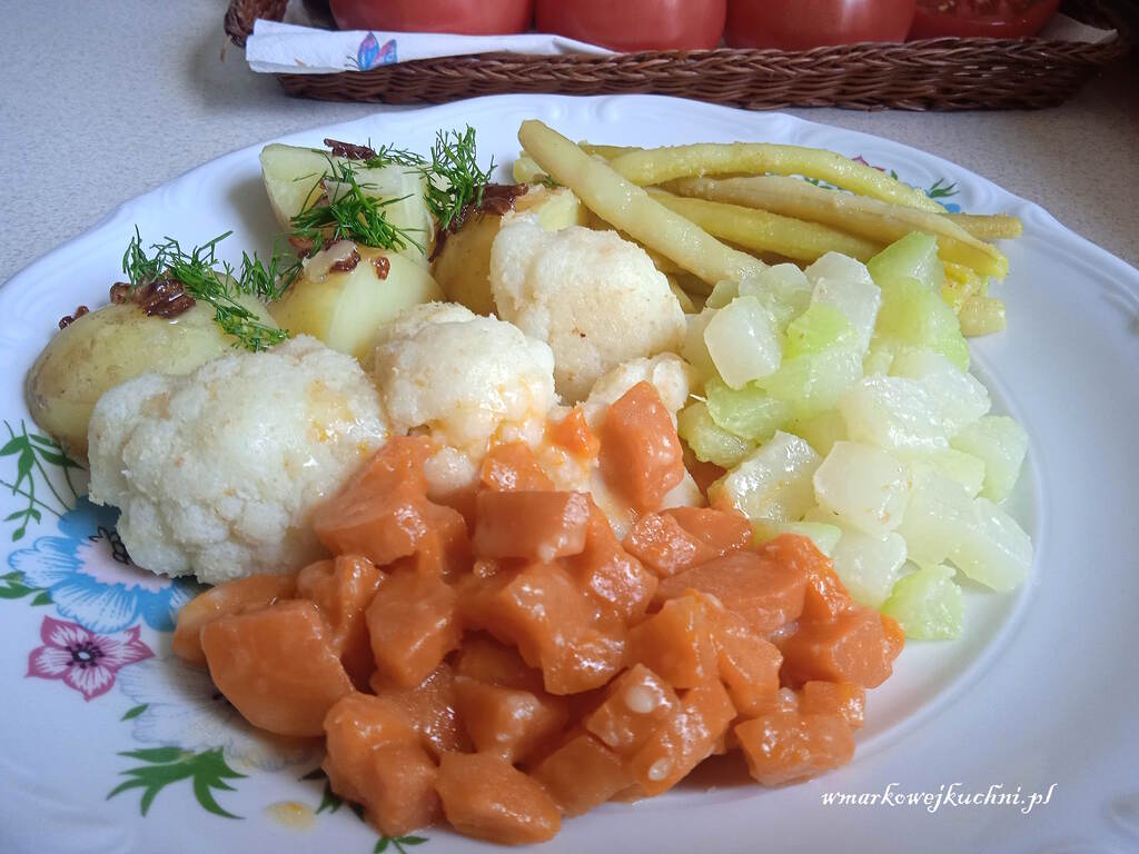 Letni obiad z warzyw